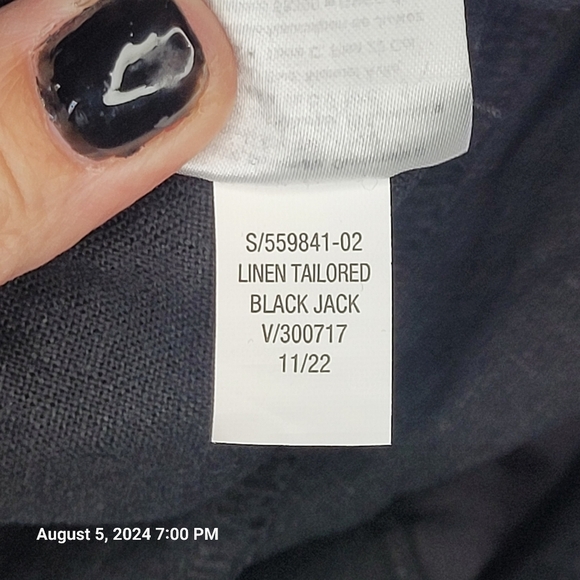 OLD NAVY, Black, wide-leg, high-waisted, linen blend trousers. Sz  3X. NWT - Picture 8 of 10